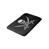 Pirate Skull en Sword Crossbones Badmat (Gekanteld)