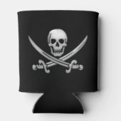 Pirate Skull en Sword Crossbones Blikjeskoeler (Achterkant)