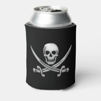 Pirate Skull en Sword Crossbones Blikjeskoeler