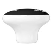 Pirate Skull en Sword Crossbones (TLAPD) Keramische Knop (Zijkant)