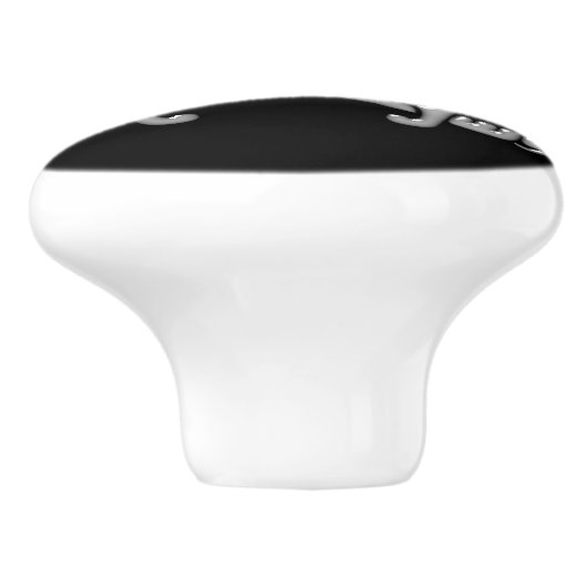 Pirate Skull en Sword Crossbones (TLAPD) Keramische Knop (Zijkant)