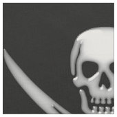 Pirate Skull en Sword Crossbones (TLAPD) Stof (Close Up)