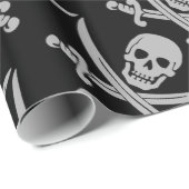 Pirate Skull en Swords Cadeaupapier (Rol Hoek)