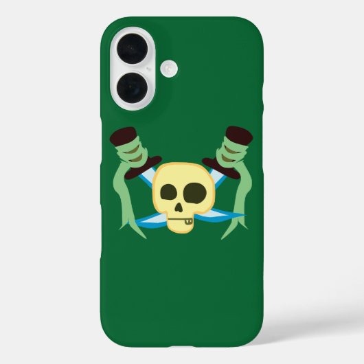 Pirate Skull en Swords Case-Mate iPhone Case (Achterkant)