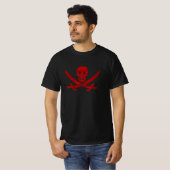 Pirate Skull en Swords Flag T-shirt (Voorkant volledig)