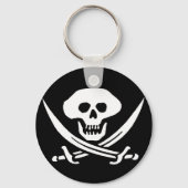 Pirate Skull en Swords Sleutelhanger (Voorkant)