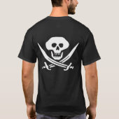 Pirate Skull en Swords T-shirt (Achterkant)
