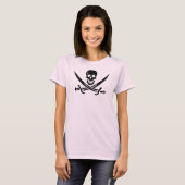 Pirate Skull en Swords T-shirt (Voorkant volledig)
