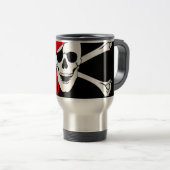 Pirate Skull Flag Reisbeker (Voorkant rechts)