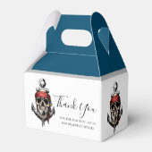 Pirate Skull Ghost Ship Bedankdoosjes (Achterkant)