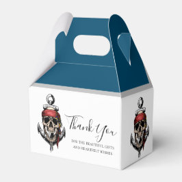 Pirate Skull Ghost Ship Bedankdoosjes