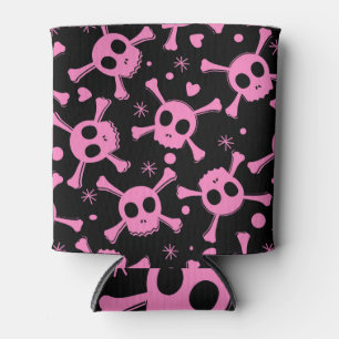 Pirate Skull: Girlish harten patroon Blikjeskoeler