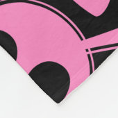 Pirate Skull: Girlish harten patroon Fleece Deken (Hoek)