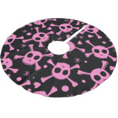 Pirate Skull: Girlish harten patroon Kerstboom Rok (Gekanteld)