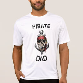PIRATE SKULL HALLOWEEN GHOST SHIP DAD T-Shirt