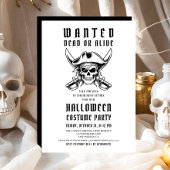  Pirate Skull Halloween Kostuumfeest Kaart