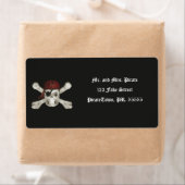 Pirate Skull - Halloween Labels (Insitu)