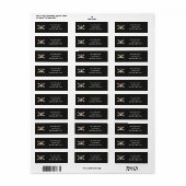 Pirate Skull - Halloween Labels (Full Sheet)