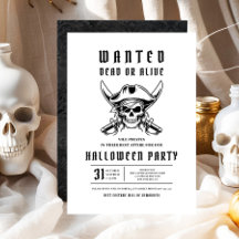 Pirate Skull Halloween Party 