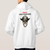 PIRATE SKULL HAPPY BROTHERHOOD HOODIE (Achterkant)