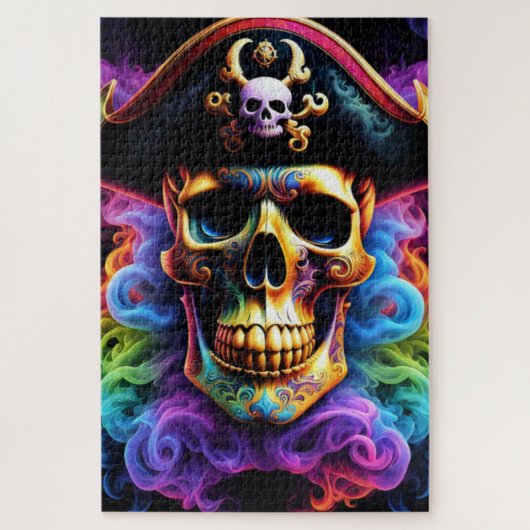 Pirate Skull Jigsaw Puzzle Legpuzzel (Verticaal)