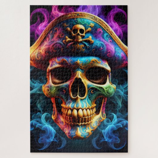 Pirate Skull Jigsaw Puzzle Legpuzzel (Verticaal)