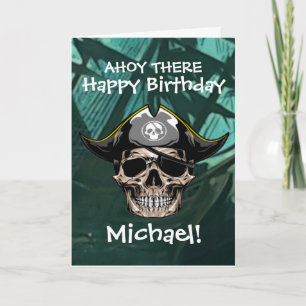 Pirate Skull Kapitein Jack Kaart