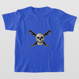 Pirate (Skull) - Kinderen Basic T-Shirt