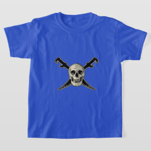 Pirate (Skull) - Kinderen Basic T-Shirt
