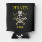 PIRATE SKULL KING GOLD BLIKJESKOELER (Voorkant)