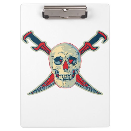 Pirate (Skull) - Klembord (Voorkant)