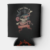 Pirate Skull Koelbox Blikjeskoeler (Voorkant)