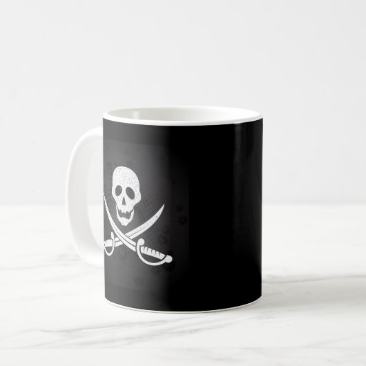 Pirate Skull Koffiemok (Voorkant links)