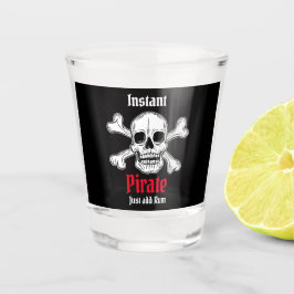 Pirate Skull-kolf Shot Glas