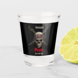 Pirate Skull-kolf Shot Glas