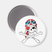 Pirate Skull Magneet (Voorkant / Achterkant)
