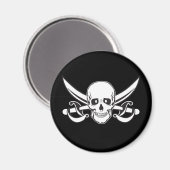 Pirate Skull Magneet (Voorkant / Achterkant)