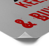 Pirate Skull Mechanic Keep Calm and Buy Tools Poster (Hoek)