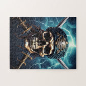 Pirate Skull met Zwaarden Puzzel (Horizontaal)