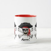 Pirate Skull Mok (Midden)