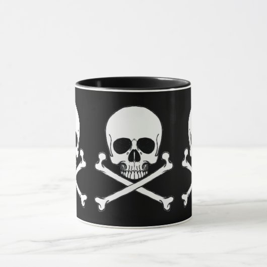 Pirate Skull Mok (Midden)