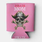 PIRATE SKULL MOM CROSS BOTTEN BLIKJESKOELER (Voorkant)