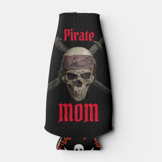 Pirate Skull MOM Koelbox Flesjeskoeler (Voorkant)