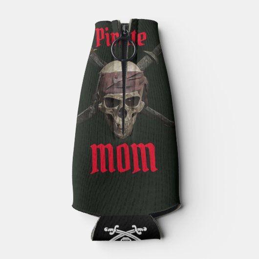 Pirate Skull MOM Koelbox Flesjeskoeler (Achterkant)