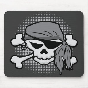 Pirate Skull Muismat