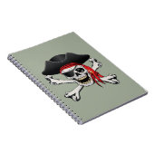 Pirate Skull Notitieboek (Rechterzijde)
