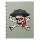 Pirate Skull Notitieboek (Voorkant)