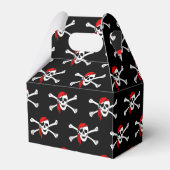Pirate Skull Party voor doos Bedankdoosjes (Achterkant)