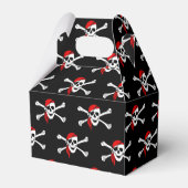 Pirate Skull Party voor doos Bedankdoosjes (Voorkant Zijde)