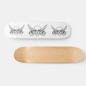 Pirate Skull Persoonlijk Skateboard (Horizontaal)
